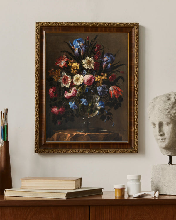 Jan Davidsz. de Heem - Cam Vazoda Çiçekler II