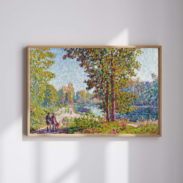 Francis Picabia - Moret'te Loing Nehri Kıyıları - Güneş Etkisi