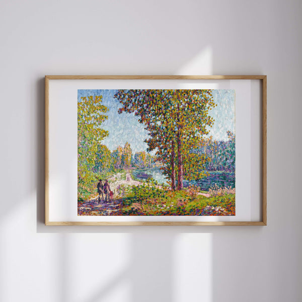 Francis Picabia - Moret'te Loing Nehri Kıyıları - Güneş Etkisi