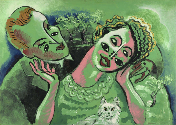 Francis Picabia - Zeytin Ağaçlarının Altında - Nazlanma fine art baskı