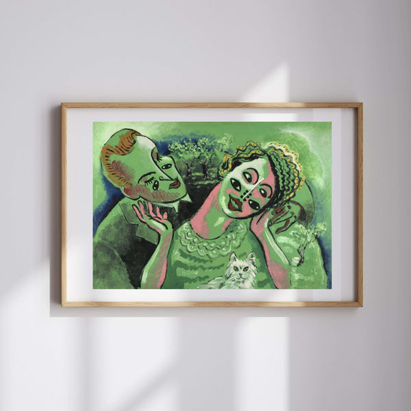 Francis Picabia - Zeytin Ağaçlarının Altında - Nazlanma fine art baskı