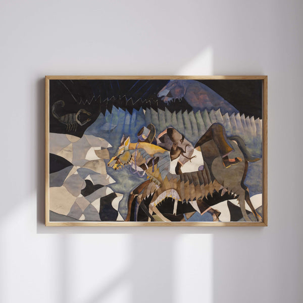 Gecedeki At fine art baskı
