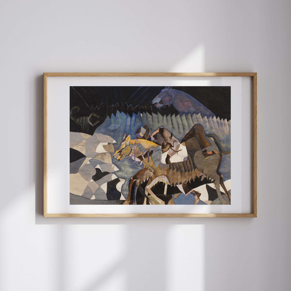 Gecedeki At fine art baskı