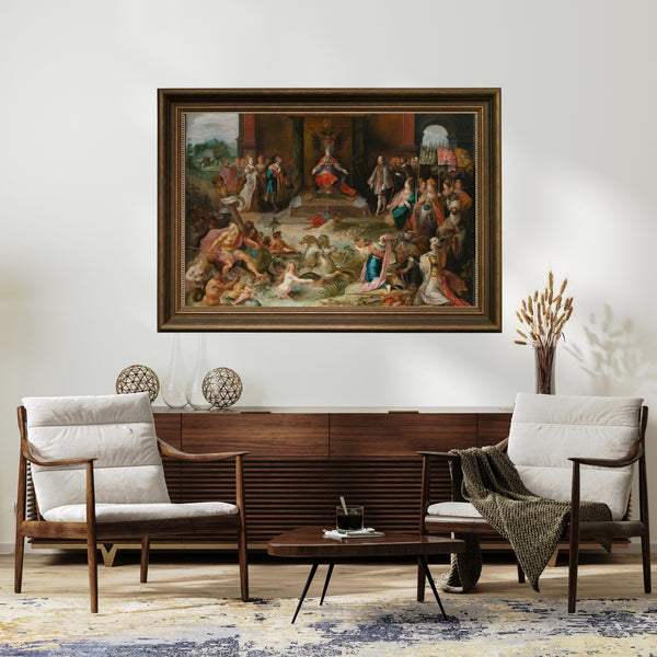 Frans Francken the Younger - İmparator Charles V’in Tahttan Çekilmesinin Alegorisi