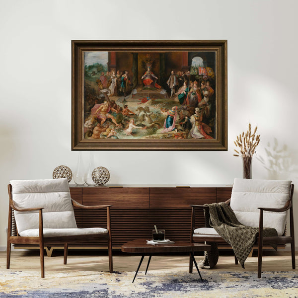 Frans Francken the Younger - İmparator Charles V’in Tahttan Çekilmesinin Alegorisi