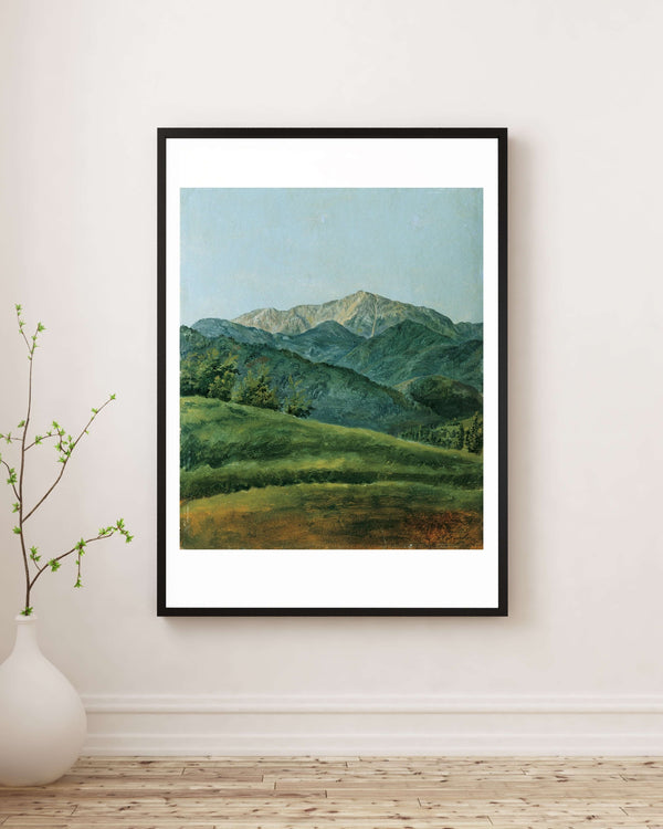 Franz Xaver Gruber - Schneeberg Fine Art Baskı