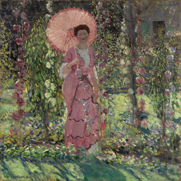 Frederick Carl Frieseke - Gülhatmiler Fine Art Baskı