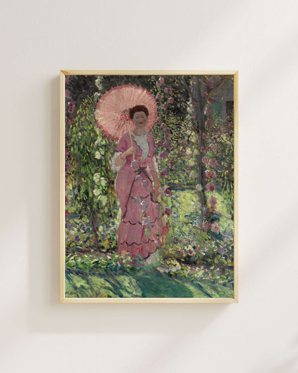 Frederick Carl Frieseke - Gülhatmiler Fine Art Baskı