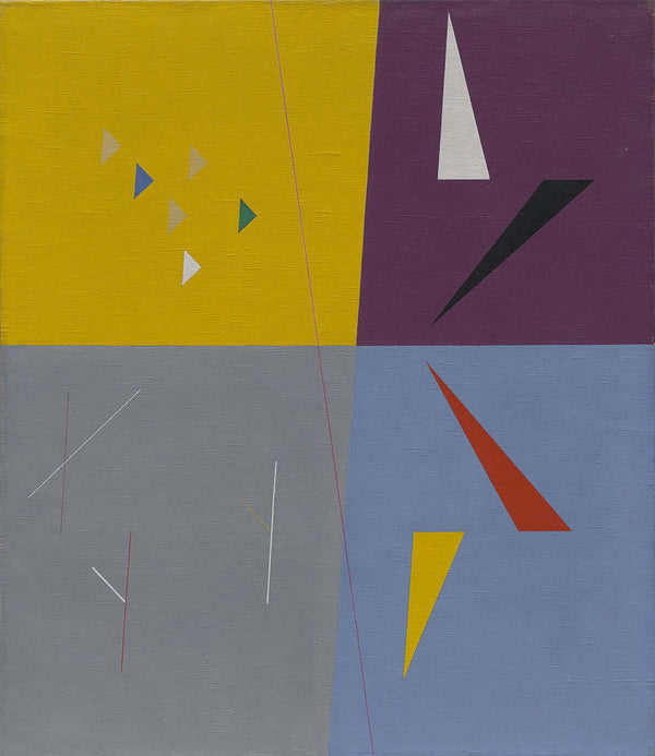 Friedrich Vordemberge Gildewart - Kompozisyon No. 150 Tablo