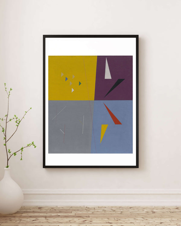 Friedrich Vordemberge Gildewart - Kompozisyon No. 150 Çerçeve