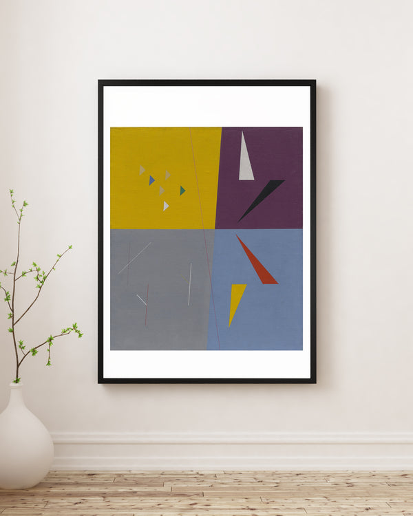 Friedrich Vordemberge Gildewart - Kompozisyon No. 150 Çerçeve