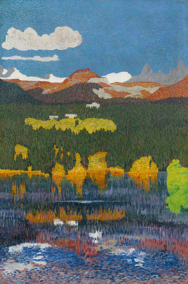 Giovanni Giacometti - Flims Panoraması
