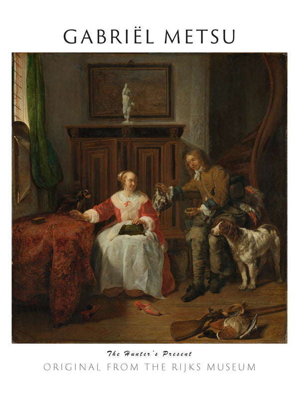 Gabriël Metsu-Avcıdan Hediye fineart baskı