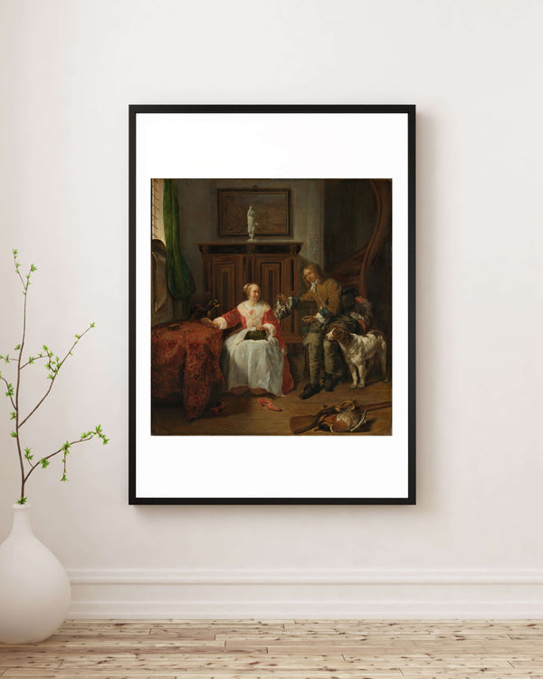 Gabriël Metsu - Avcıdan Hediye