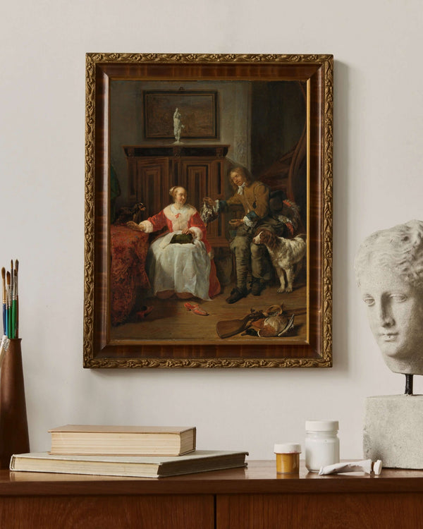 Gabriël Metsu - Avcıdan Hediye