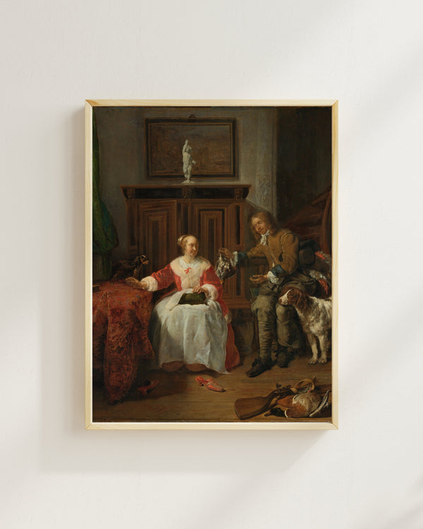 Gabriël Metsu - Avcıdan Hediye