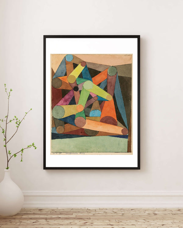 Paul Klee - Açılmış Dağ fine art baskı