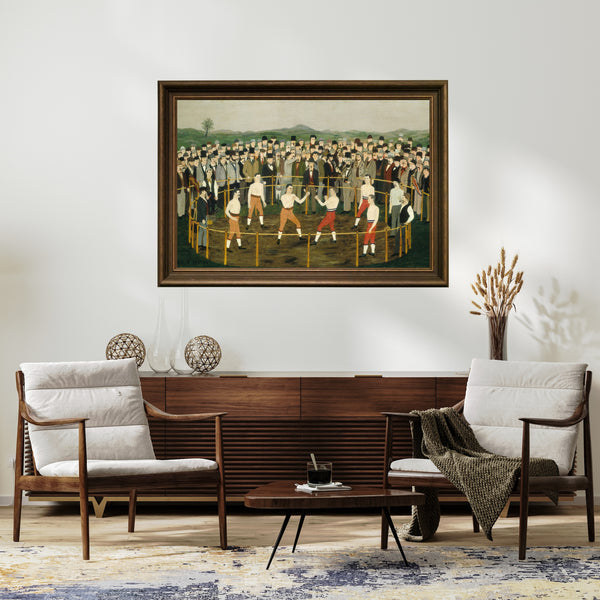 George A. Hayes - Çıplak Yumruklar Fine Art Baskı