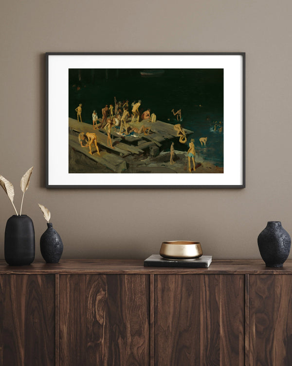 George Bellows - Kırk İki Çocuk Çerçeve