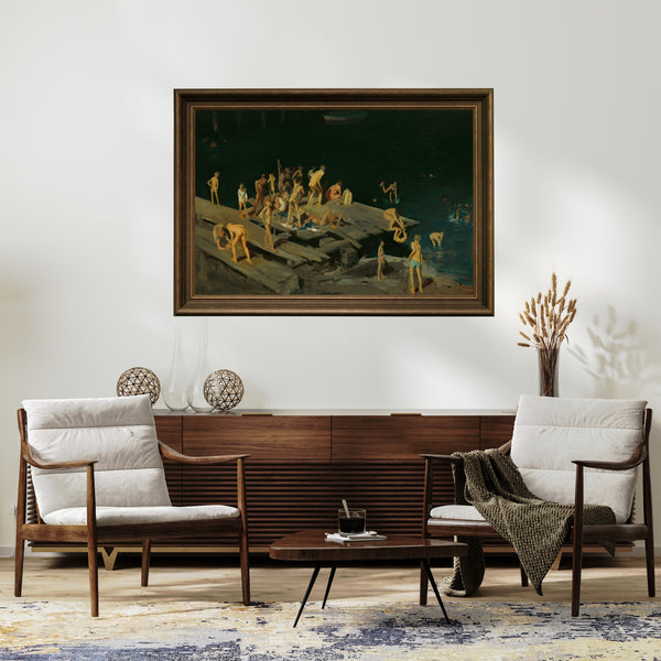 George Bellows - Kırk İki Çocuk Fine Art Baskı