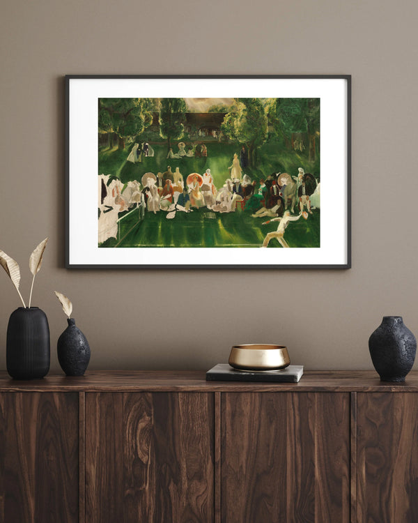 George Bellows - Tenis Turnuvası Çerçeve