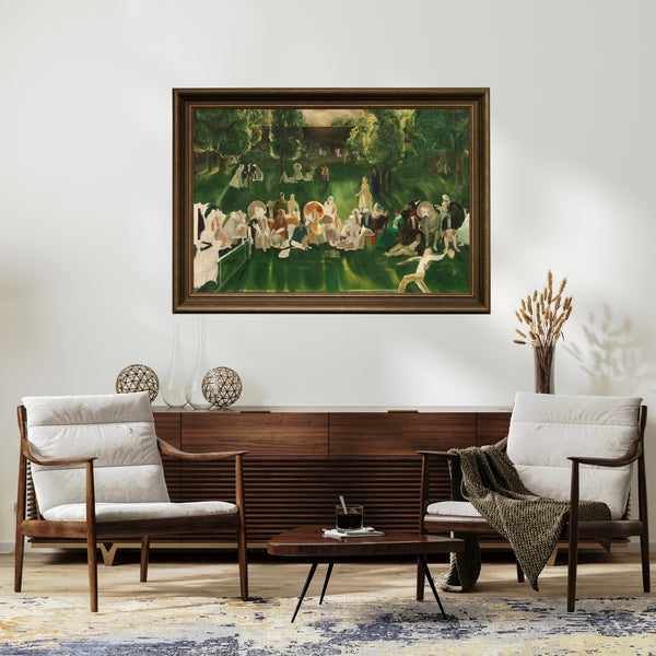 George Bellows - Tenis Turnuvası Fine Art Baskı