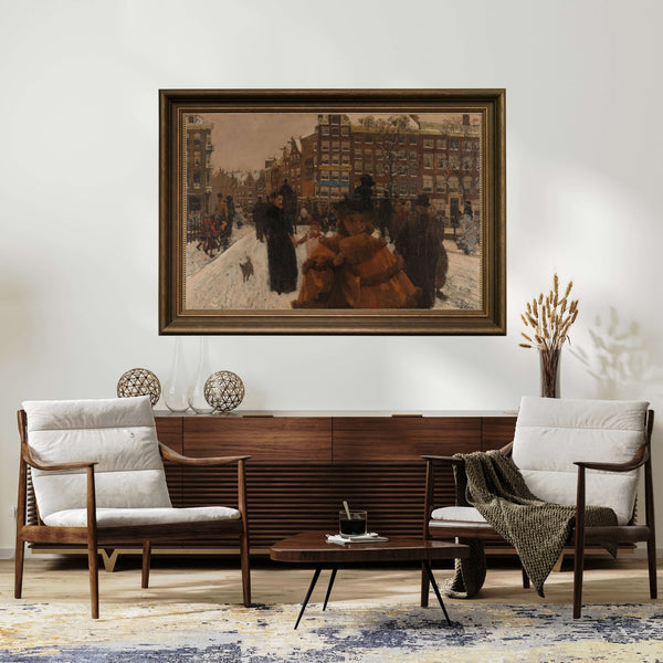 George Hendrik Breitner - Amsterdam’da Paleisstraat Üzerindeki Singel Köprüsü
