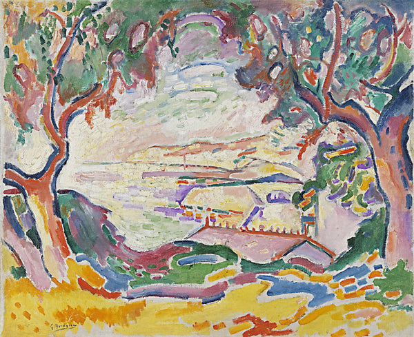 Georges Braque - Deniz Manzarası, L’Estaque