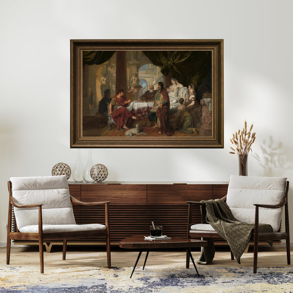 Gerard de Lairesse - Kleopatra’nın Ziyafeti Çerçeve