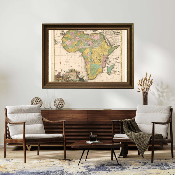 Gilliam van der Gouwen - Afrika’nın En Yeni ve En Kapsamlı Tasviri Fine Art Baskı