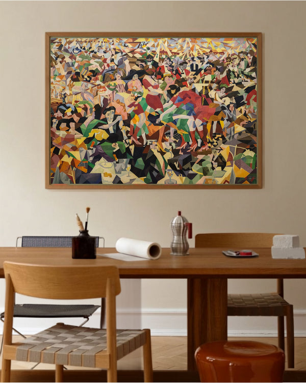 Gino Severini - Monico'da Pan Pan Dansı fine art baskı