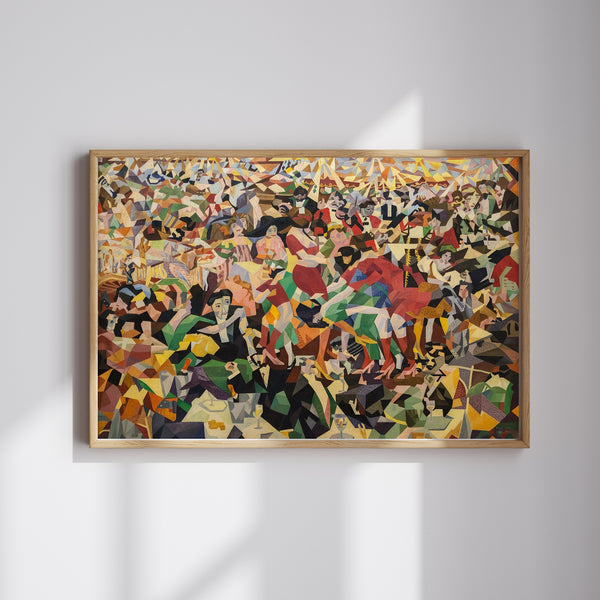 Gino Severini - Monico'da Pan Pan Dansı fine art baskı
