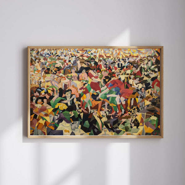 Gino Severini - Monico'da Pan Pan Dansı fine art baskı