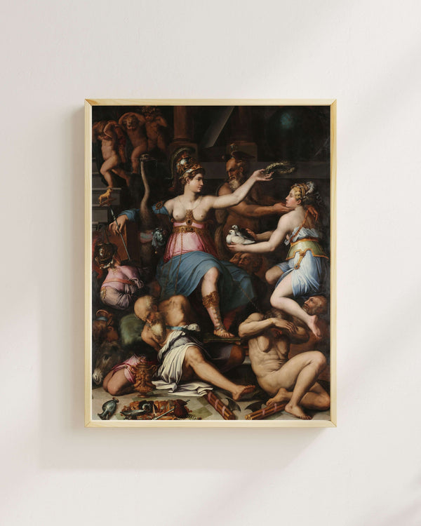 Giorgio Vasari - Adalet ve Hakikat Alegorisi fine art baskı