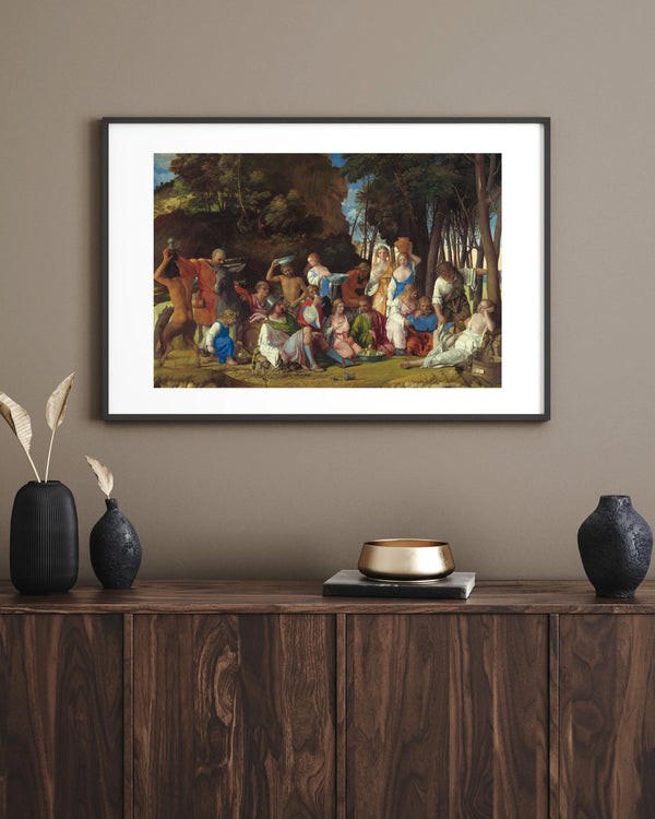 Giovanni Bellini & Titian - Tanrıların Şöleni Çerçeve