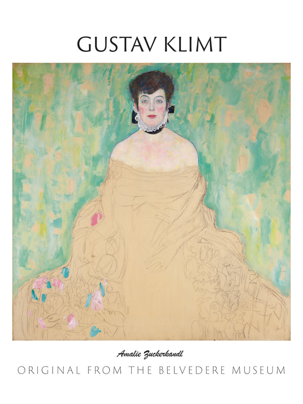 Gustav Klimt-Amalie Zuckerkandl fine art baskı