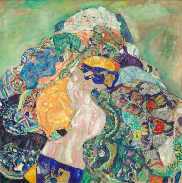 Gustav Klimt - Bebek - Beşik Tablo