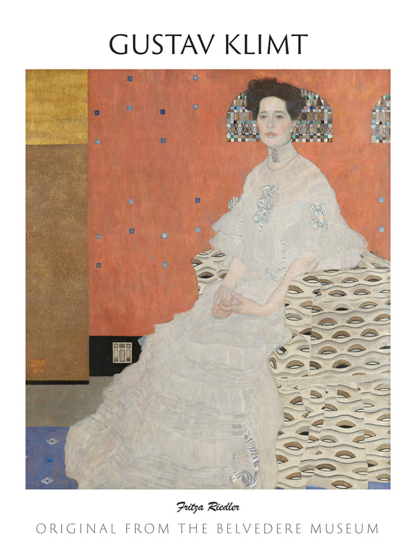 Gustav Klimt-Fritza Riedler fine art baskı