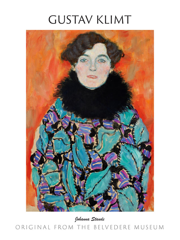 Gustav Klimt-Johanna Staude fine art baskı