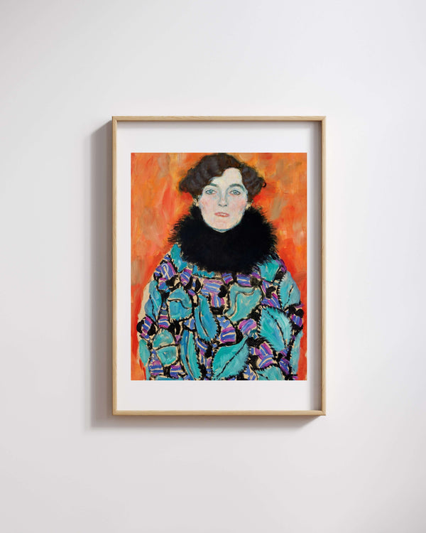 Gustav Klimt - Johanna Staude çerçeve