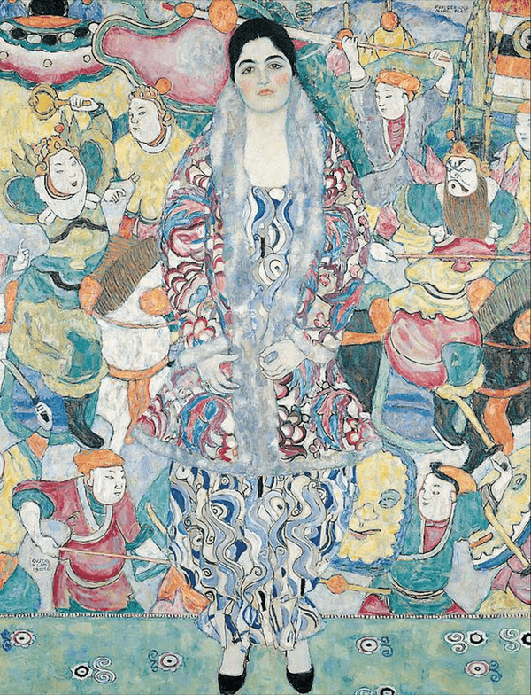 Gustav Klimt - Friedericke Maria Beer'in Portresi Fine Art Baskı