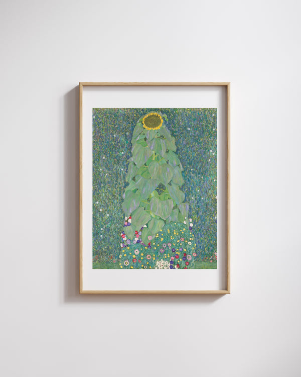 Gustav Klimt - Ayçiçeği fine art baskı