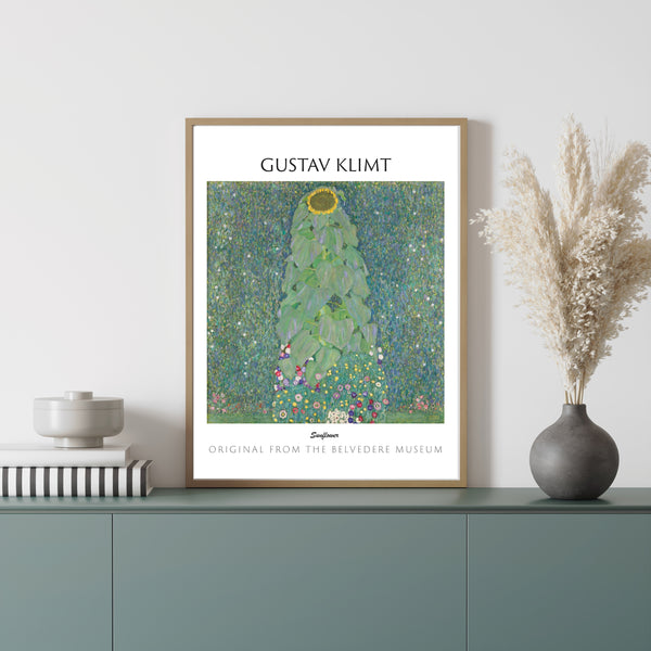 Gustav Klimt-Ayçiçeği tablo
