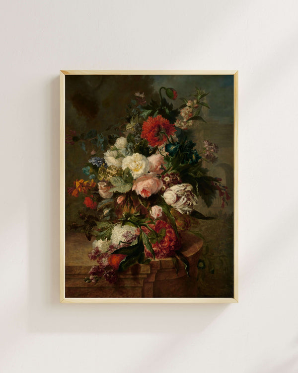 Harmanus Uppink - Çiçeklerle Natürmort Fine Art Baskı