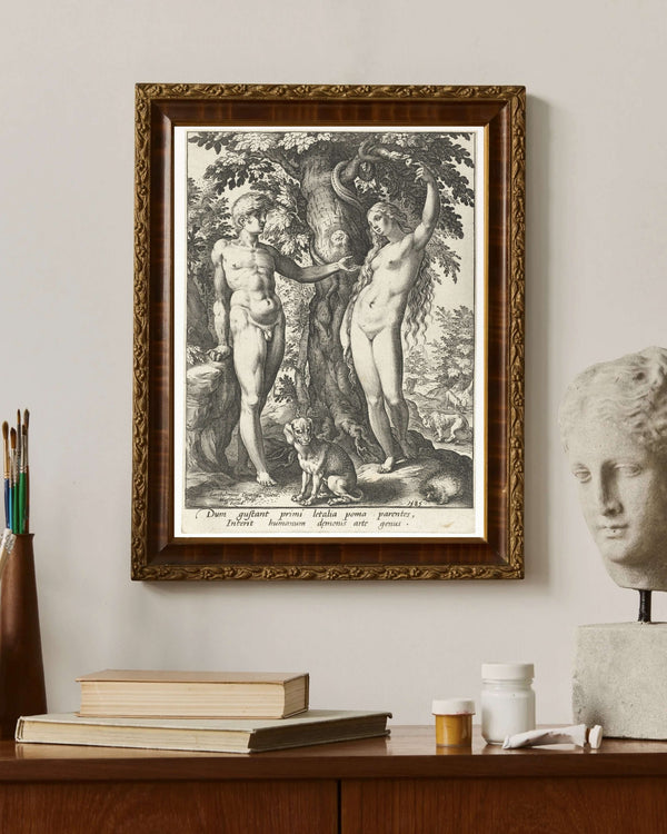 Hendrick Goltzius – Âdem Havva ve Yılan