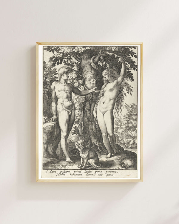 Hendrick Goltzius – Âdem Havva ve Yılan