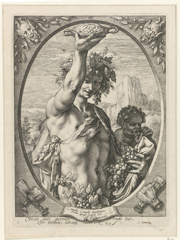 Hendrick Goltzius - Bacchus fine art baskı