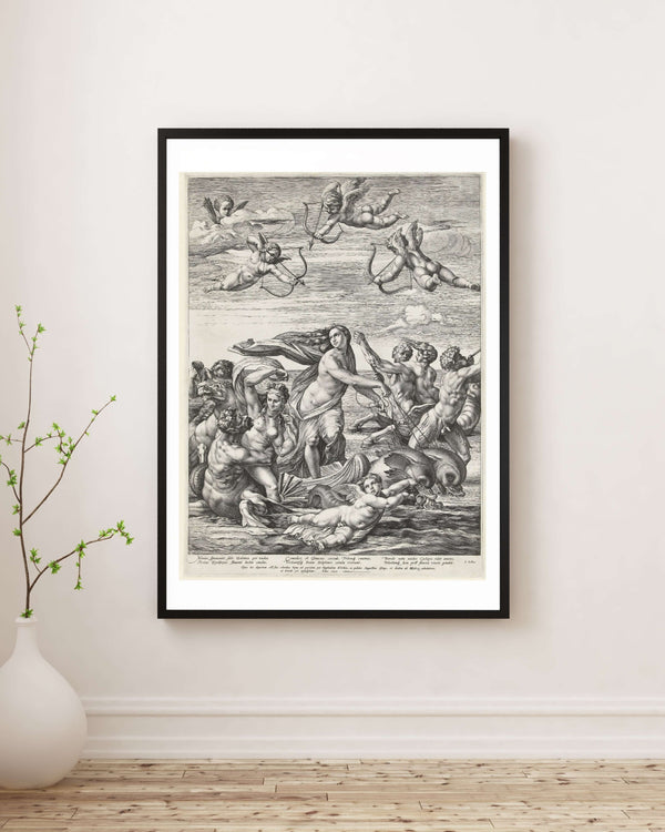 Hendrick Goltzius - Galatea'nın Zaferi fine art baskı