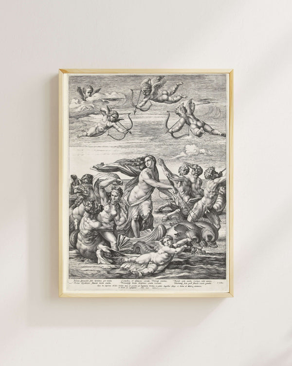 Hendrick Goltzius - Galatea'nın Zaferi fine art baskı