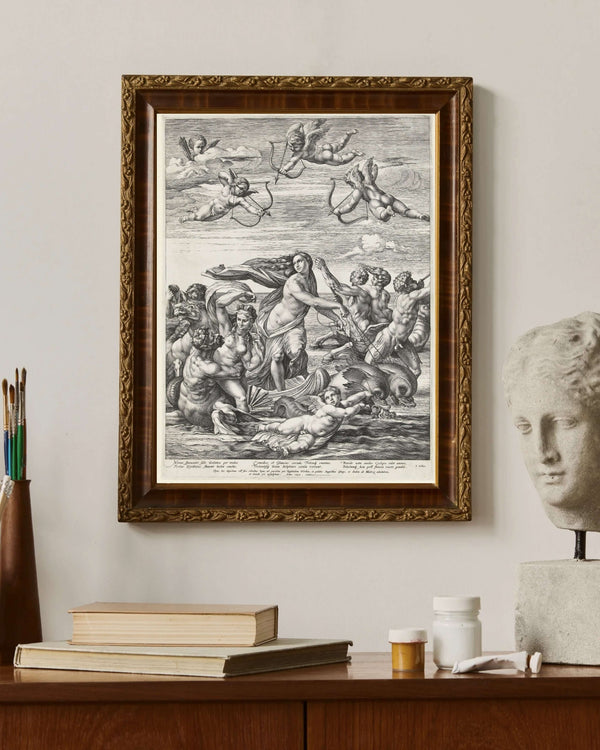 Hendrick Goltzius - Galatea'nın Zaferi fine art baskı